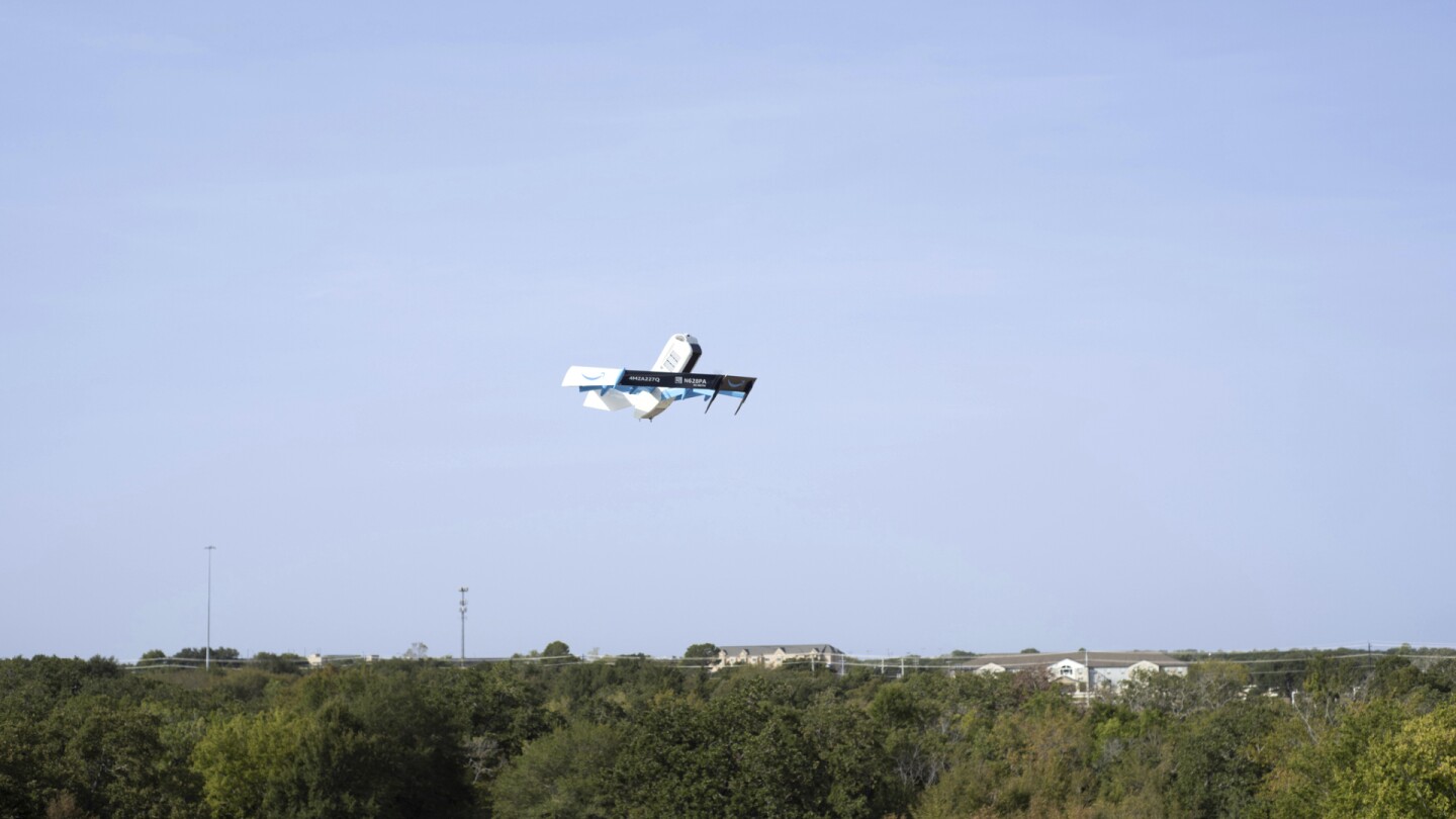 Drones used by 2025 amazon